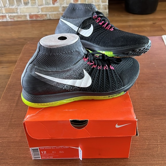Nike Zoom All Out Flyknit New with Box Size 12 - Picture 2 of 4